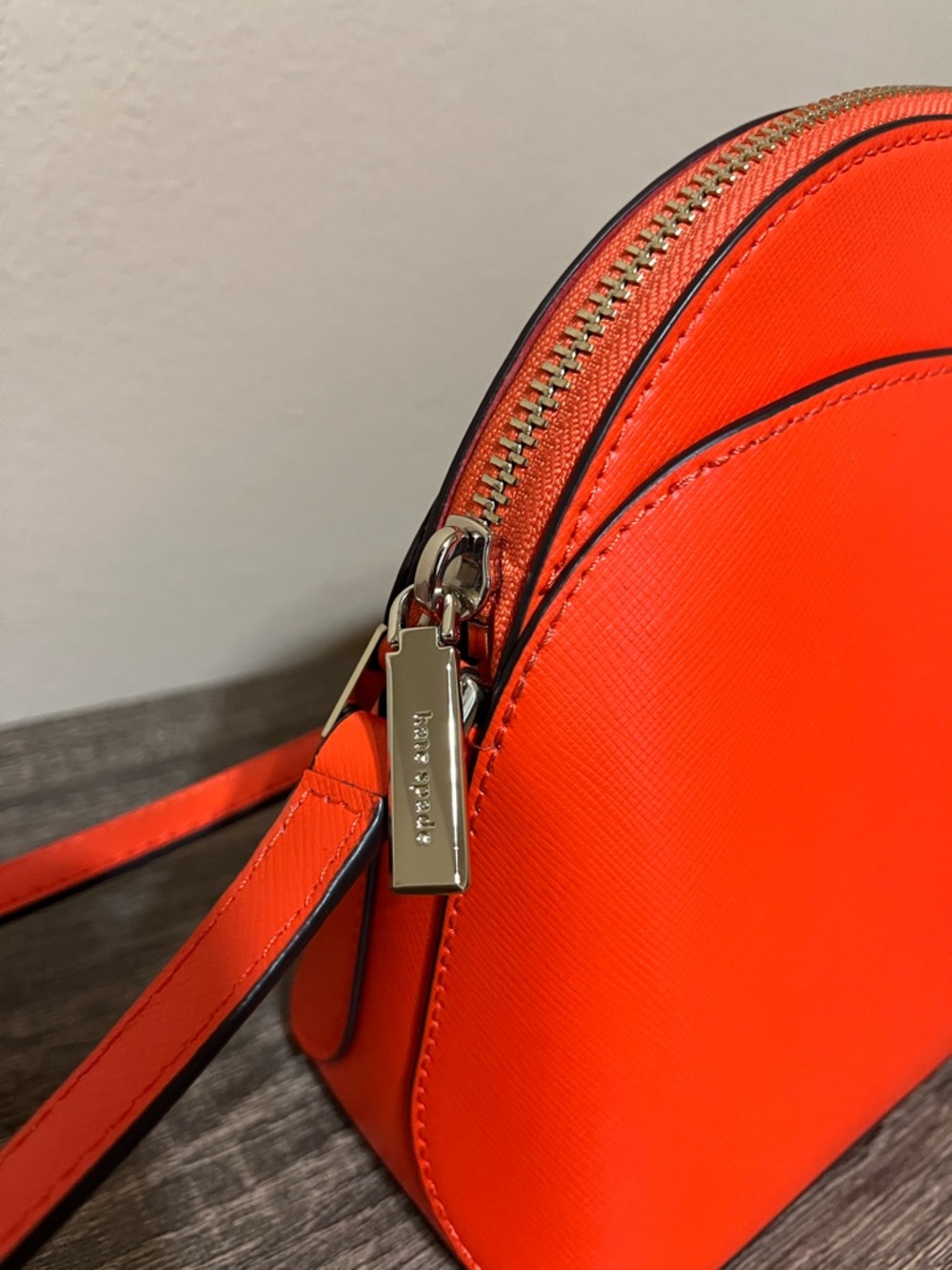 Kate Spade Payton Dome Orange Crossbody - Picture 6 of 10